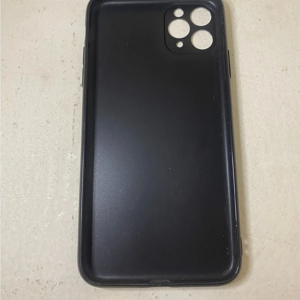 Black and White Floral Leaf Phone Cover